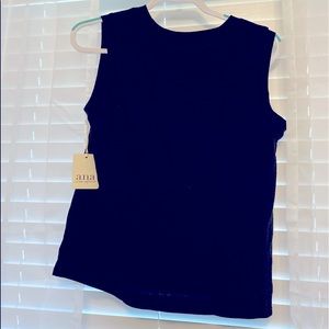 a.n.a. Woman’s black tank top.